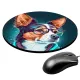 Коврик для мыши Собака в очках, d.20см KM0489