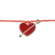 Красная нить Сердце со стрелой (любовь) KN401