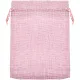 Мешочек из джута 10х14см, цвет розовый MS054-10x14