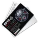 Защитная RFID-карта Череп, металл RF019