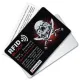 Защитная RFID-карта Череп с ножами, металл RF020