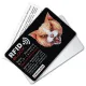 Защитная RFID-карта Кот, металл RF029