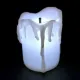 Светодиодная свеча, 5х3,см, цвет белый SVZ006-01