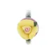 Комплект Роза (кольцо и серьги), цвет жёлто-розовый UH072-01