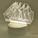 3D-светильник Корабль WS005
