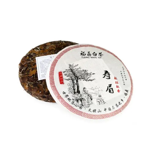 Китайский белый чай блин Шоу Мей (фаб. Юкоу, Фудин 2015 г.) 357 гр