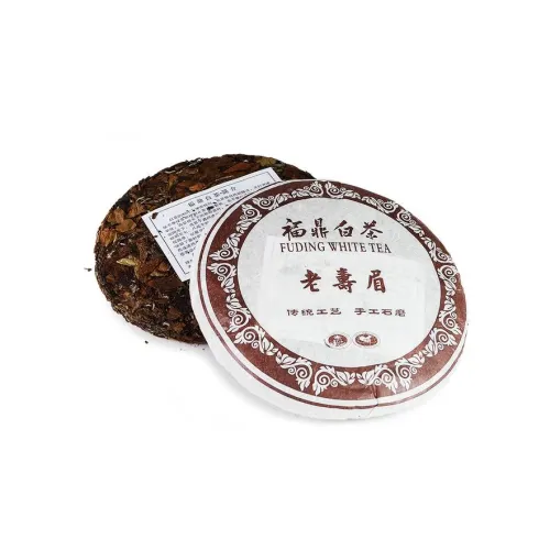 Китайский белый чай блин Шоу Мей (фаб. Юкоу , Фудин 2014 г.) 357 гр