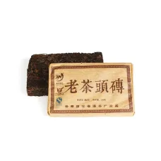 Китайский чай Лао Ча Тоу Юньнань (фаб. Юньхай Ча, Линцан 2019 г.) кирпич 250 гр
