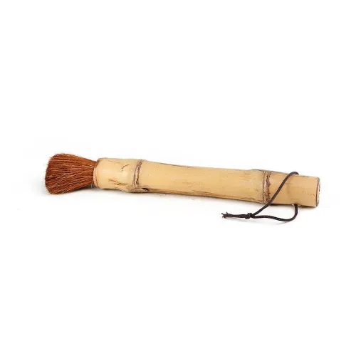 Кисточка с бамбуковой ручкой (светлый бамбук) 170мм
