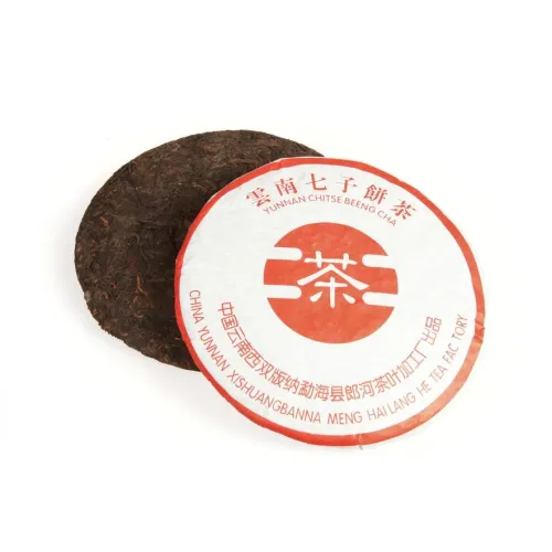 Китайский чай Шу Пуэр блин Семь Ляней (фаб. Лянхэ, 2012 г.) 357 гр