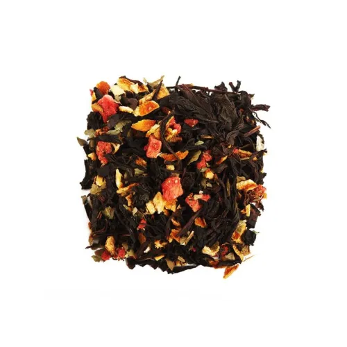 Черный чай Клубника - Апельсин 500 гр