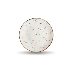 Тарелка керамическая 23 см Крем-брюле (упаковка 17 шт)