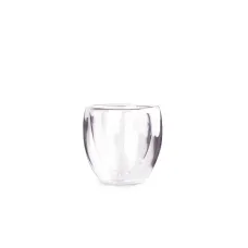 Необжигающая чашка из жаропрочного стекла 100 мл Киото (упаковка 4 шт)