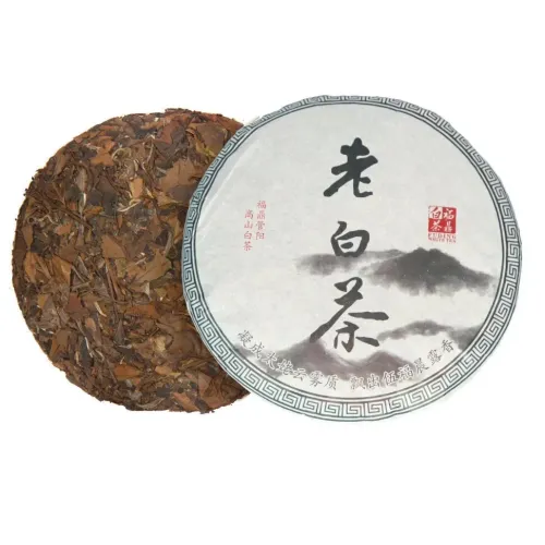 Китайский белый чай блин Шоу Мей (фаб. Юкоу, Фудин) Высший сорт 357 гр