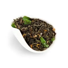 Зеленый ароматизированный чай Лайм и Женьшень 500 гр