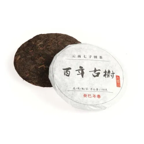 Китайский чай Шу Пуэр Бай Ниень Гушу фабрика Лянхэ сбор 2013 г 150 гр