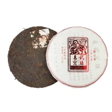 Китайский чай Шу Пуэр блин 357 гр И у гун тин (фаб. Жень Гуань, Мэнхай, провинция Юньнань), 2020 год