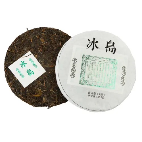 Китайский чай Шен Пуэр блин 357 гр Биндао (Мэнхай, провинция Юньнань), 2008 год