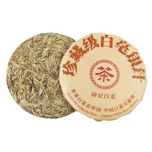 Китайский белый чай Серебряные иглы Байхао, блин 357 гр