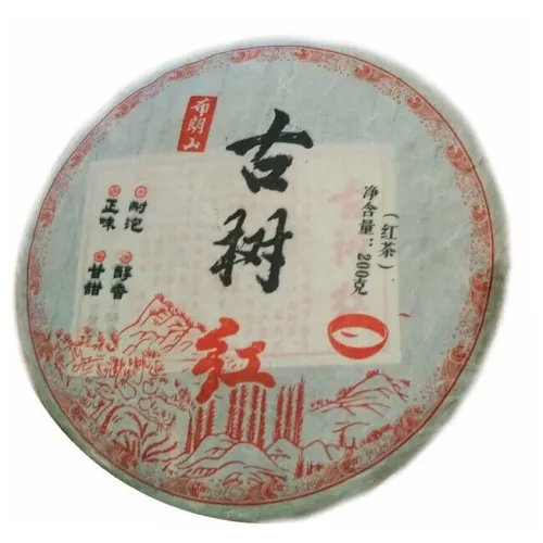 Красный чай Гушу Булан шань (фаб. Гу Чаюань, Юннань Мэнхай), 2012 год блин 200 гр