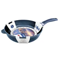 Сковорода с антипригарным покрытием литая 28 см Сибирь ТМ НМП