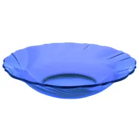 Тарелка стеклянная 20 см глубокая SEA BRIM SAPHIR - Стекло Дымка