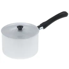 Ковш алюминиевый с крышкой и пластиковой ручкой - Эрг-Ал 1.5 л