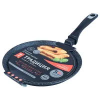 Сковорода для блинов с антипригарным покрытием 22 см ТМ Традиция Гранит