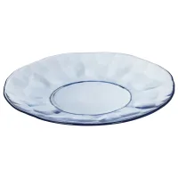 Тарелка стеклянная 20 см плоская FANCY DIAMOND - Стекло Дымка