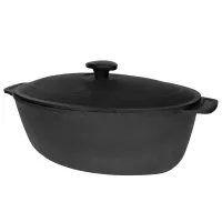 Гусятница чугунная 6 л с крышкой ТМ Гардарика