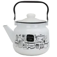 Чайник эмалированный Kitchen 2.5 л – Эмаль