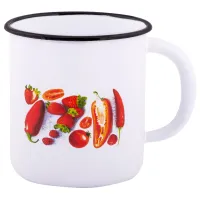 Кружка эмалированная Паприка - TM Appetit 1 л