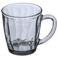 Кружка стеклянная 350 мл BLACK DIAMOND - Стекло Дымка