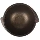 Казан с антипригарным покрытием литой д/плова стеклянная крышка Granit ultra black-gold ТМ KUKMARA 4.5 л