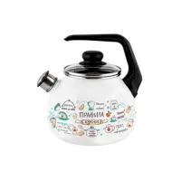 Чайник эмалированный 3 л со свистком Правила кухни ТМ Appetite