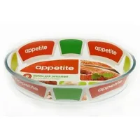 Форма стеклянная овальная 35x24x6 см ТМ Appetite 3.2 л