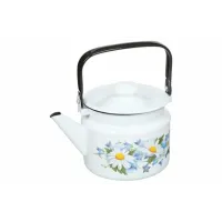 Чайник эмалированный 2 л Ромашковое поле