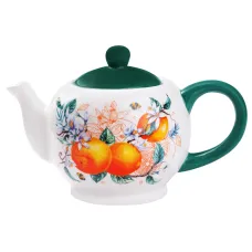 Керамический заварочный чайник Orange fruit ТМ Appetite 900 мл