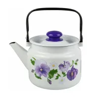 Чайник эмалированный с рисунком 2 л