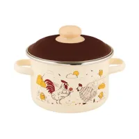 Кастрюля эмалированная цилиндрическая Подворье 2 л ТМ Appetite