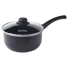 Ковш с антипригарным покрытием 16 см 1.3 л стекл/кр Consul ТМ Scovo