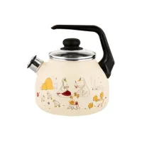 Чайник эмалированный 3 л со свистком Подворье ТМ Appetite