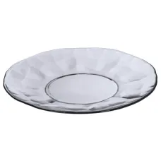 Тарелка стеклянная плоская 23 см BLACK DIAMOND