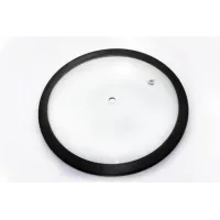 Крышка стеклянная силикон/обод усил/пар 28 см TM Традиция