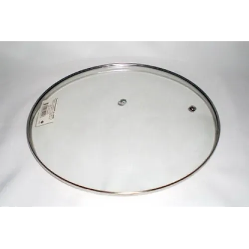 Крышка стеклянная метал/обод усил/пар 20 см TM Традиция