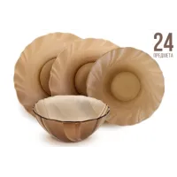 Набор стеклянный 24 предмета Bronze ТМ Appetite