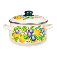 Кастрюля эмалированная коническая Дюшес 5.5 л ТМ Appetite