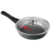 Сковорода с антипригарным покрытием литая 20 см съемн/руч стекл/кр Гранит ТМ Горница