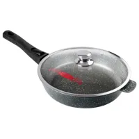 Сковорода с антипригарным покрытием литая 28 см съемн/руч стекл/кр Гранит ТМ Горница