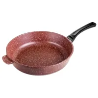 Сковорода с антипригарным покрытием литая 28 см Шоколад ТМ Горница